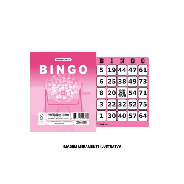 BINGO - ANIMATIVA - 96F 90 x 112 ROSA